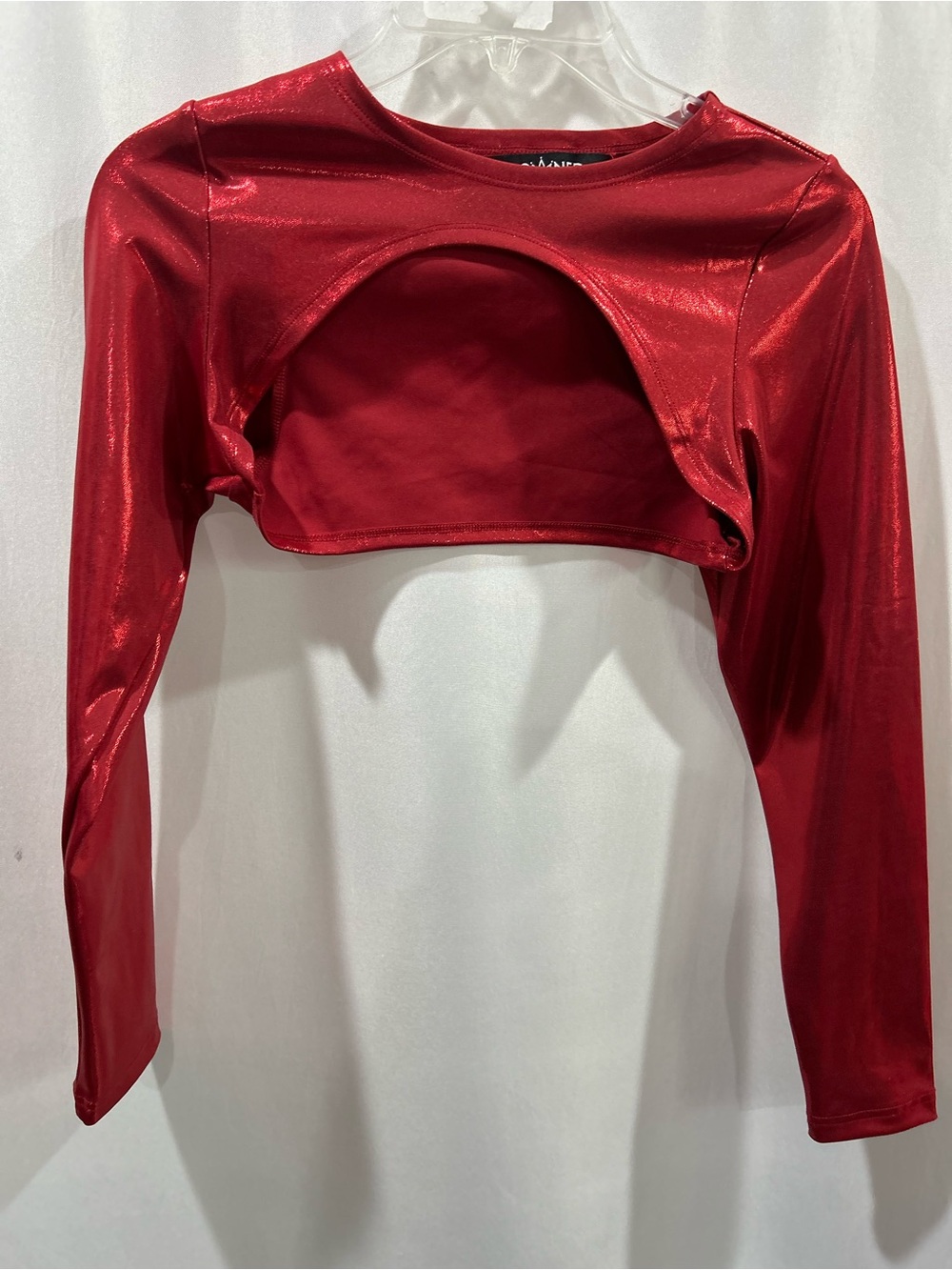 NWOT Crowned Athletics Ruby Red Athletic Shrug Jewels Collection
